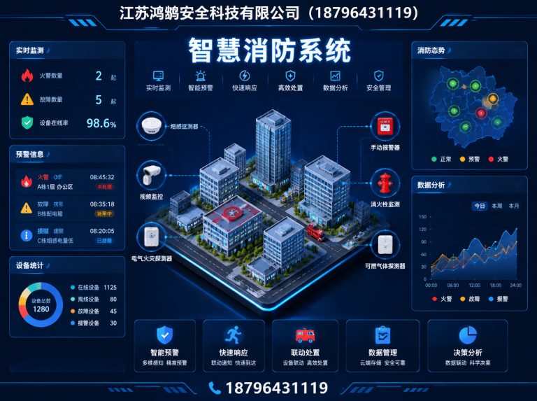 乌海智慧消防系统展示图